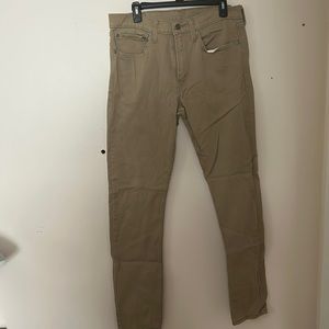 Men’s Levi’s 512s Khaki Jeans size 34x34